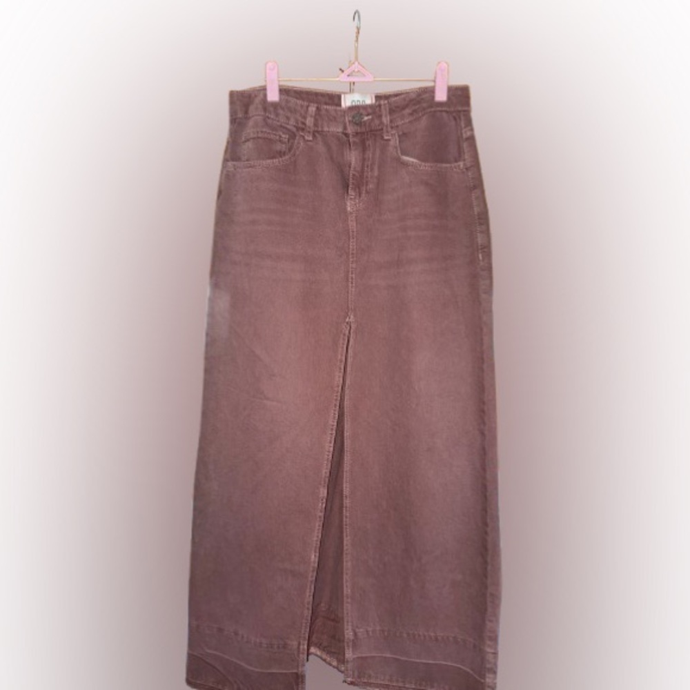 BDG Earthy Denim Skirt